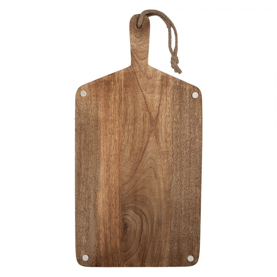 Dekorativt Fat skjærebrett 25x50x2 cm Brun ved Kylling