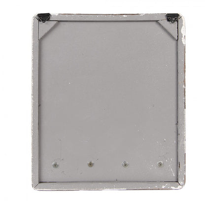 Hallmøbler Nøkkelstativ 22x5x25 cm Beige Tre Metall