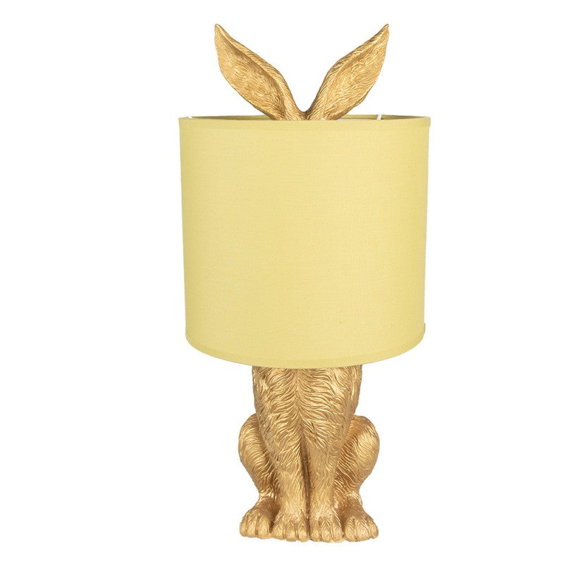 Bordlampe Kanin Ø 20x43 cm Gylden farge Polyresin