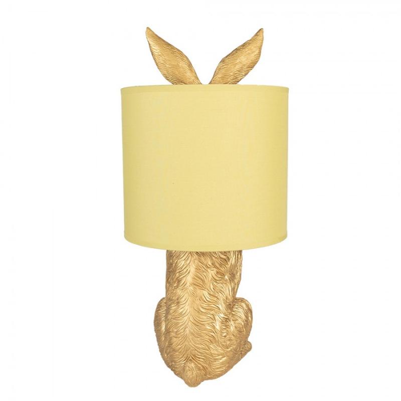 Bordlampe Kanin Ø 20x43 cm Gylden farge Polyresin