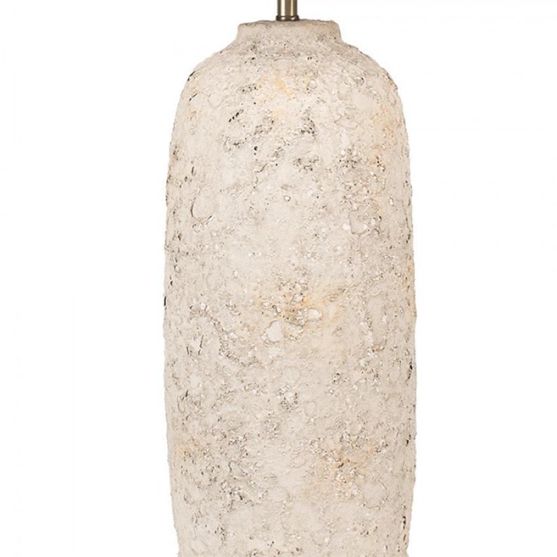 Bordslampa Beige Ø 35x74 cm Terrakotta