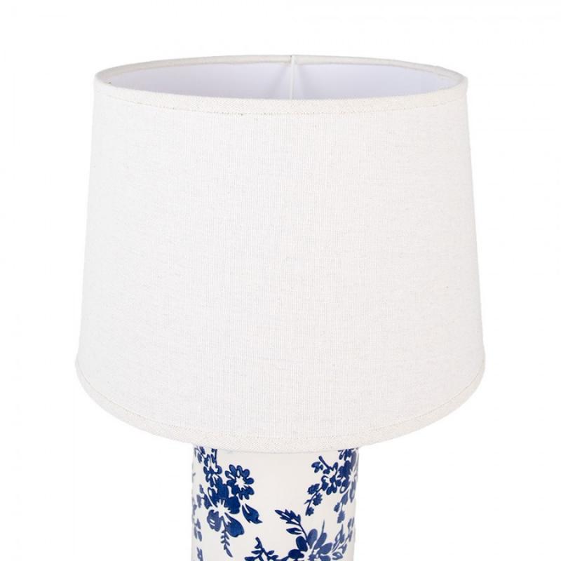 Bordslampa Ø 28x50 cm Vit Keramik