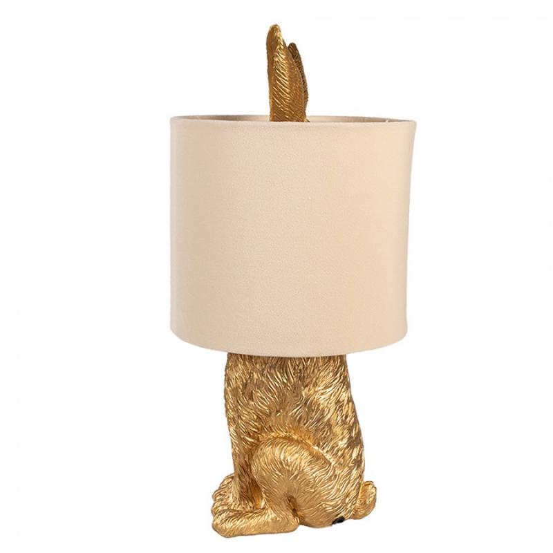 Bordslampa Kanin Ø 20x43 cm Guldfärgad
