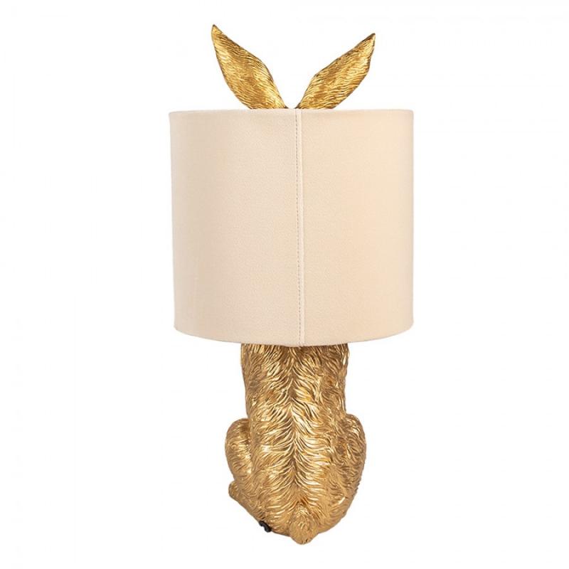 Bordslampa Kanin Ø 20x43 cm Guldfärgad