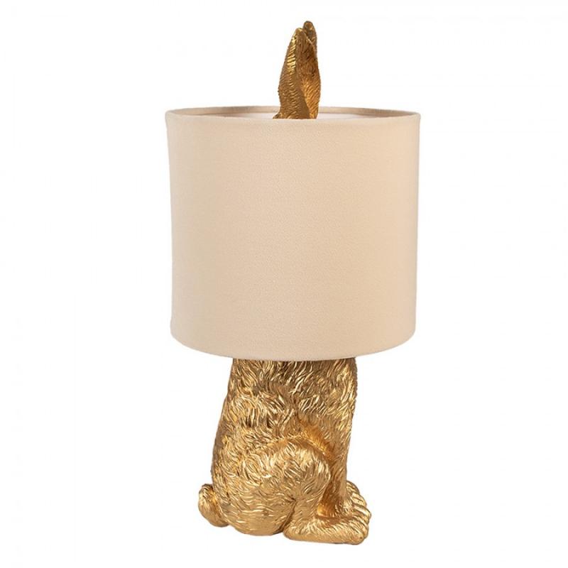 Bordslampa Kanin Ø 20x43 cm Guldfärgad