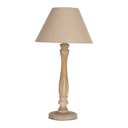 Bordlampe Brun Beige Ø 26x50 cm E27/maks 1x40W