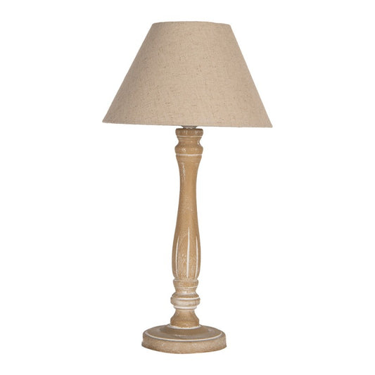 Bordlampe Brun Beige Ø 26x50 cm E27/maks 1x40W