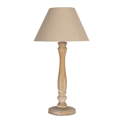 Bordlampe Brun Beige Ø 26x50 cm E27/maks 1x40W