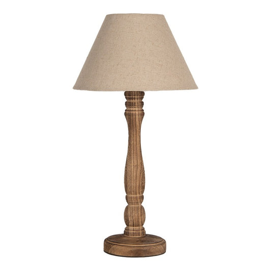 Bordlampe Brun Beige Ø 26x50 cm E27/maks 1x40W