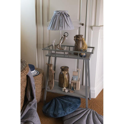 Bordslampa Lampfot 37 cm Beige Trä Ankare rektangel