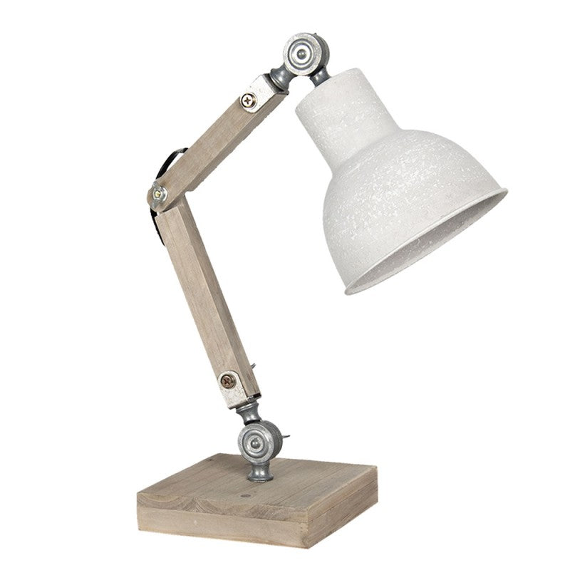 Bordslampa Skrivbordslampa 15x15x47 Cm E27/Max 1x60W Creme