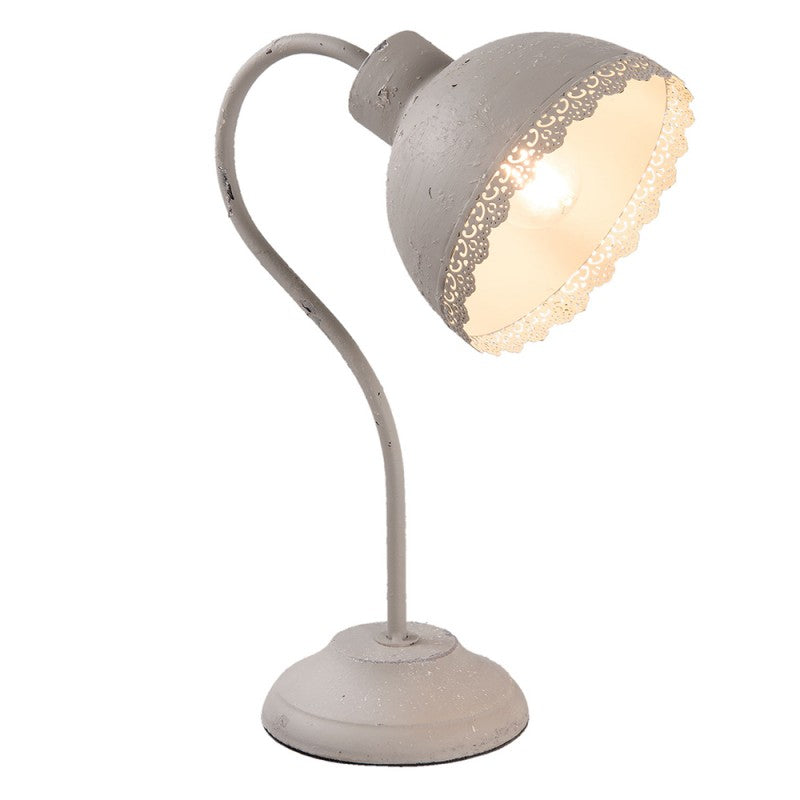 Bordslampa 15x25x35 Cm E27/Max 1x60W Grå rund