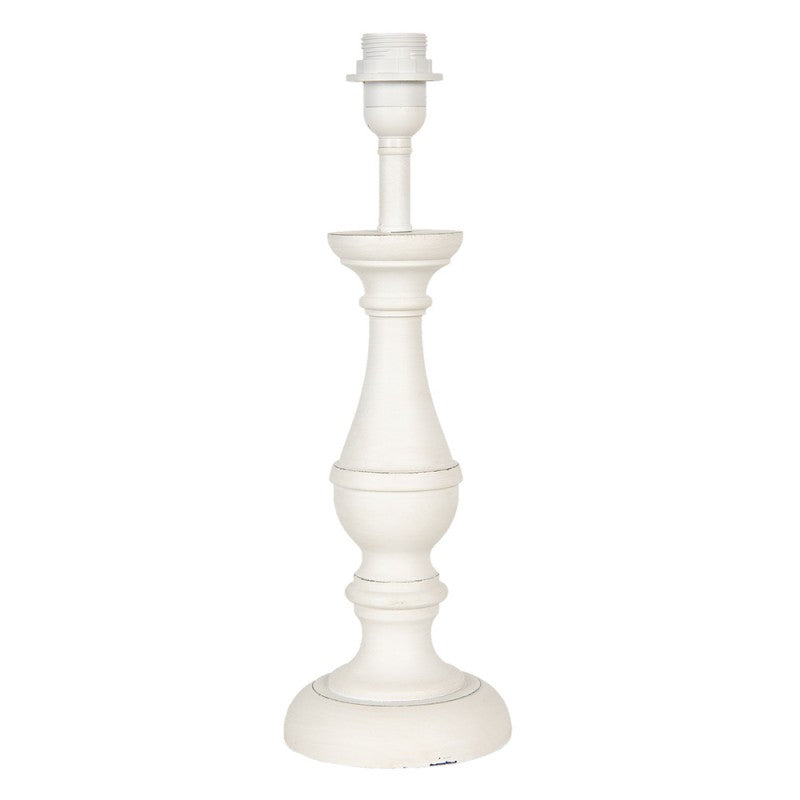 Bordlampe Lampefot Hvit Ø 13x41 cm E27/maks 1x60W