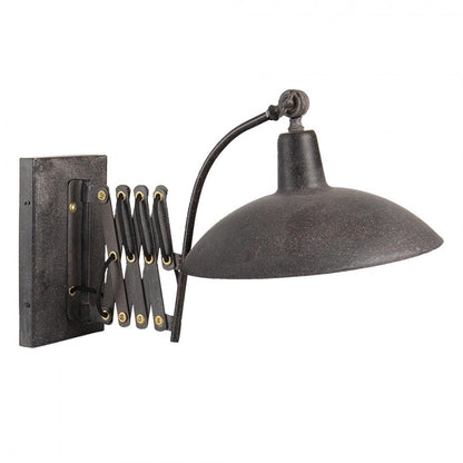 Vägglampa 55x33x34 Cm Svart metall