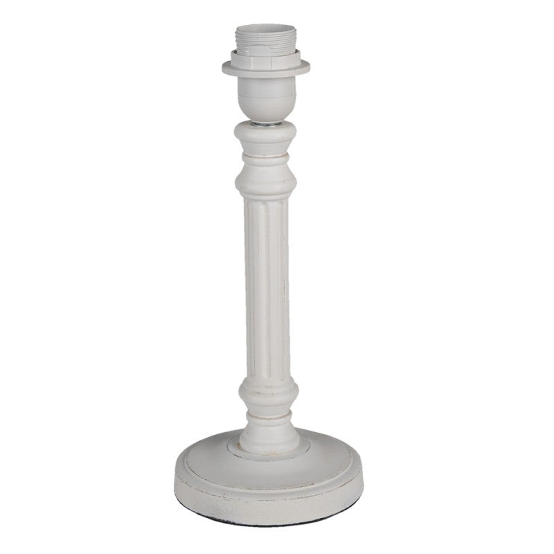 Bordlampe Lampefot Hvit Ø 12x31 cm E27/maks 1x40W