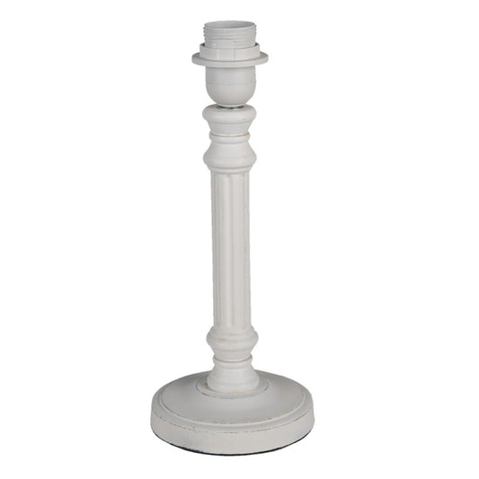 Bordlampe Lampefot Hvit Ø 12x31 cm E27/maks 1x40W