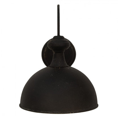 Vägglampa 44x35x44 cm Svart metall