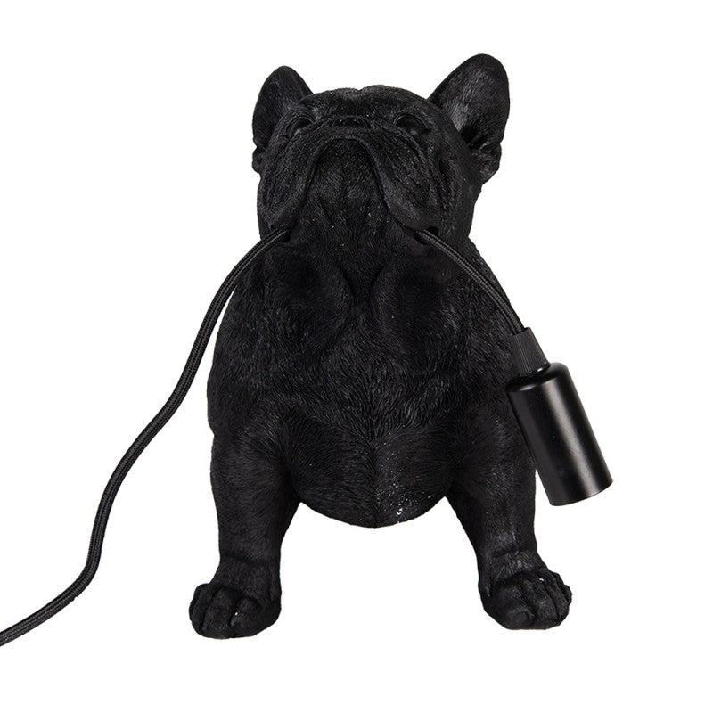 Bordslampa Hund 35x19x28 cm Svart