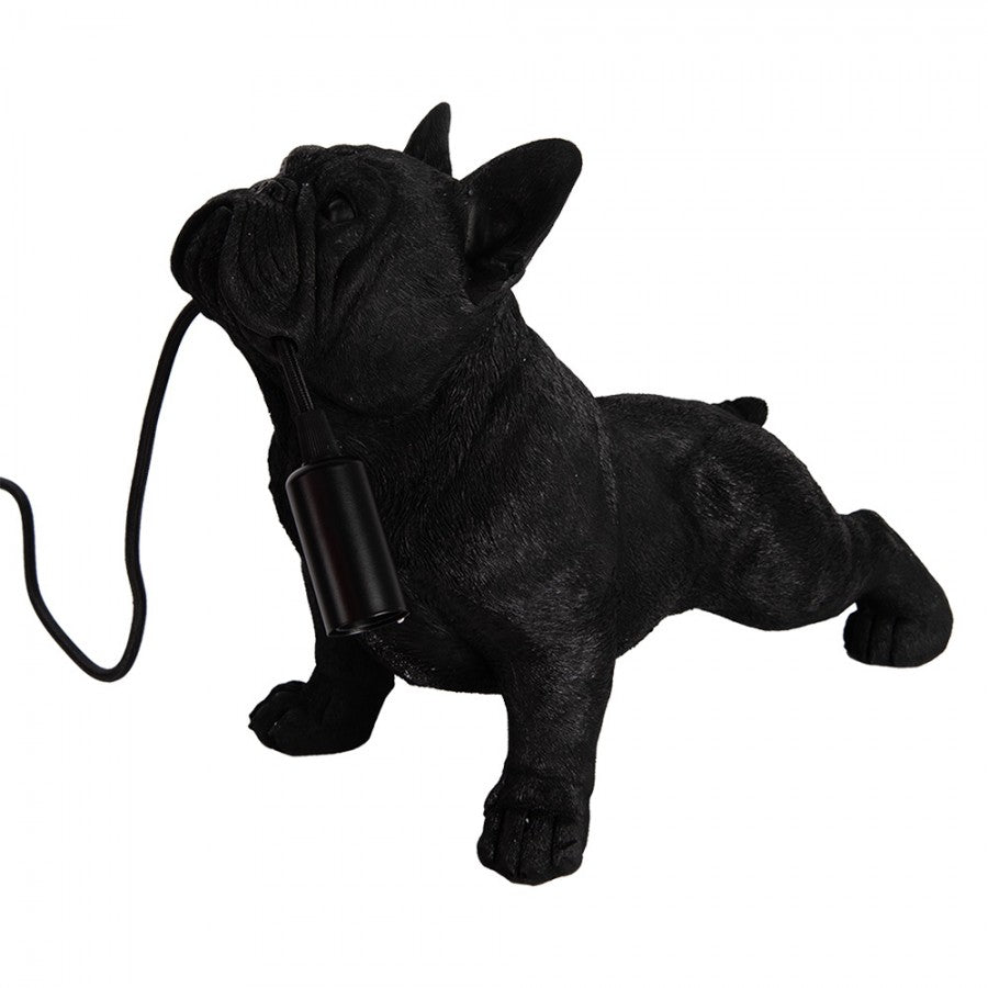 Bordslampa Hund 35x19x28 cm Svart