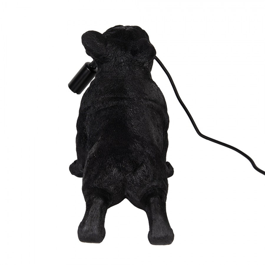 Bordslampa Hund 35x19x28 cm Svart