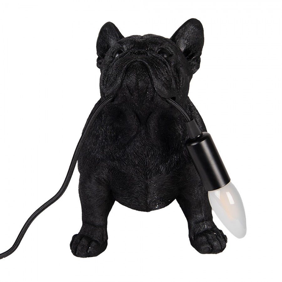 Bordslampa Hund 35x19x28 cm Svart