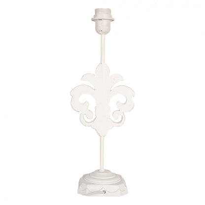 Bordslampa Lampfot Lilja 17x13x44 cm Vit trä