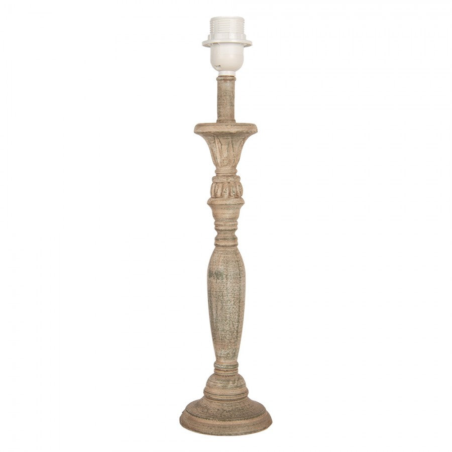Bordslampa Lampfot Ø 11x46 cm Brunt trä