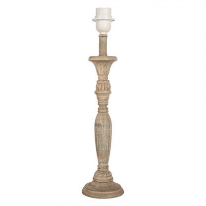 Bordslampa Lampfot Ø 11x46 cm Brunt trä