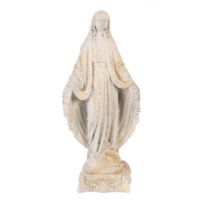 Dekorasjon figur Mary 17x12x41 cm Beige Keramisk materiale