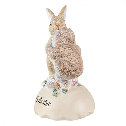 Påskdekoration Kanin Och Kyckling Påsk 13 Cm Beige Brun Polyresin