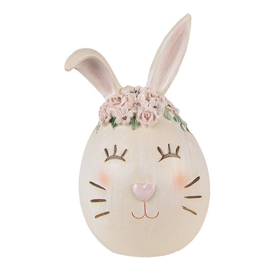 Påskdekoration Kanin Påsk 13 Cm Beige Polyresin