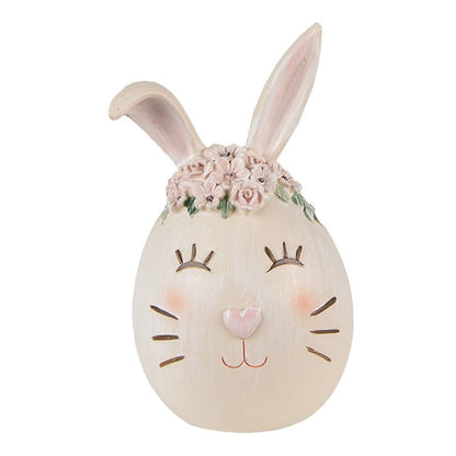Påskdekoration Kanin Påsk 13 Cm Beige Polyresin