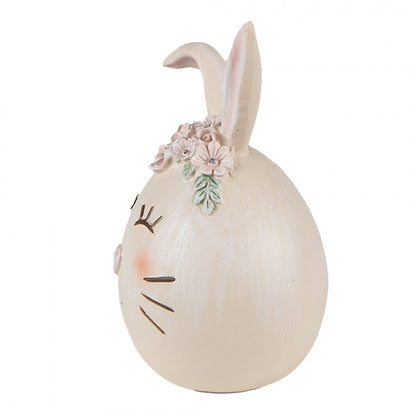 Påskdekoration Kanin Påsk 13 Cm Beige Polyresin