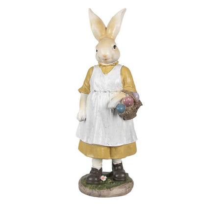 Påskdekoration Kanin 38 Cm Beige Gul Polyresin