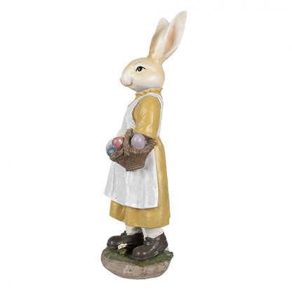 Påskdekoration Kanin 38 Cm Beige Gul Polyresin