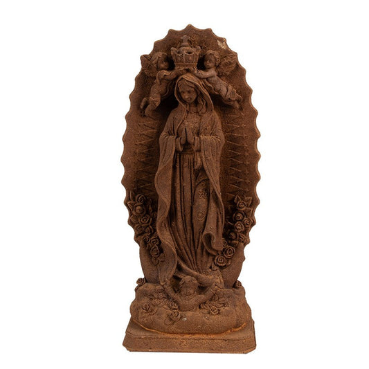 Dekoration Brun Rostig Maria polyresin (B/D/H) 13x9x31 cm