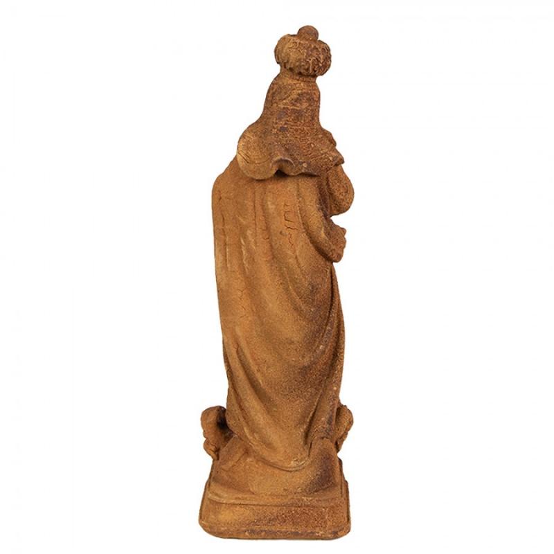 Dekoration Brun Rostig Maria polyresin (B/D/H) 6x6x19 cm