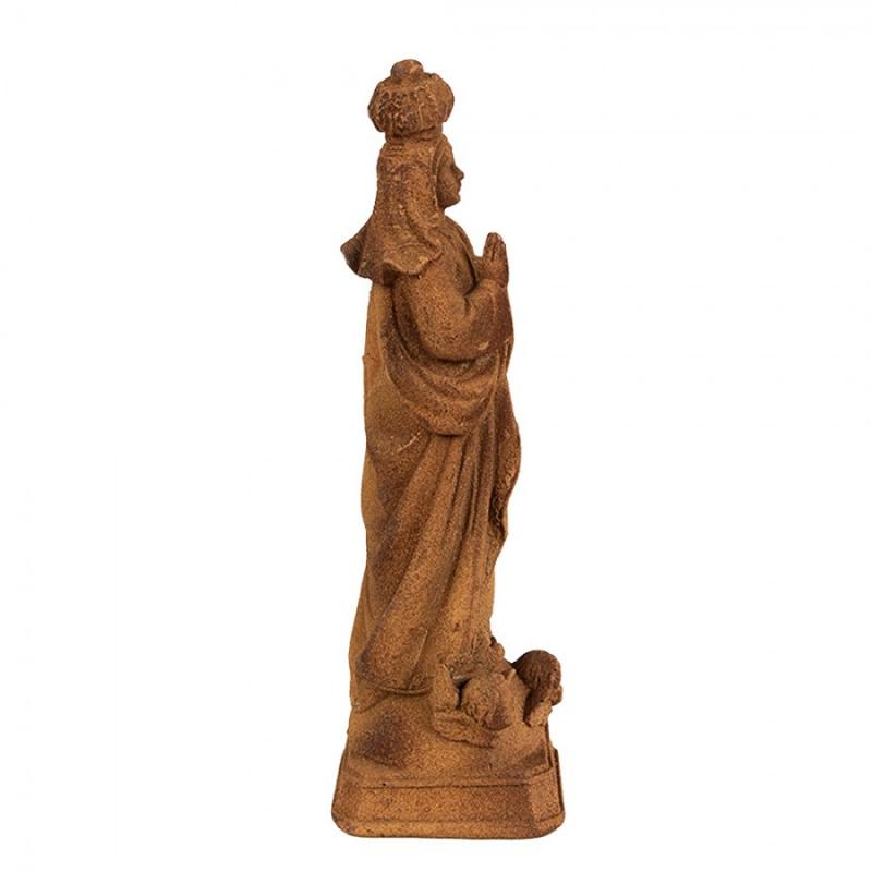 Dekoration Brun Rostig Maria polyresin (B/D/H) 6x6x19 cm
