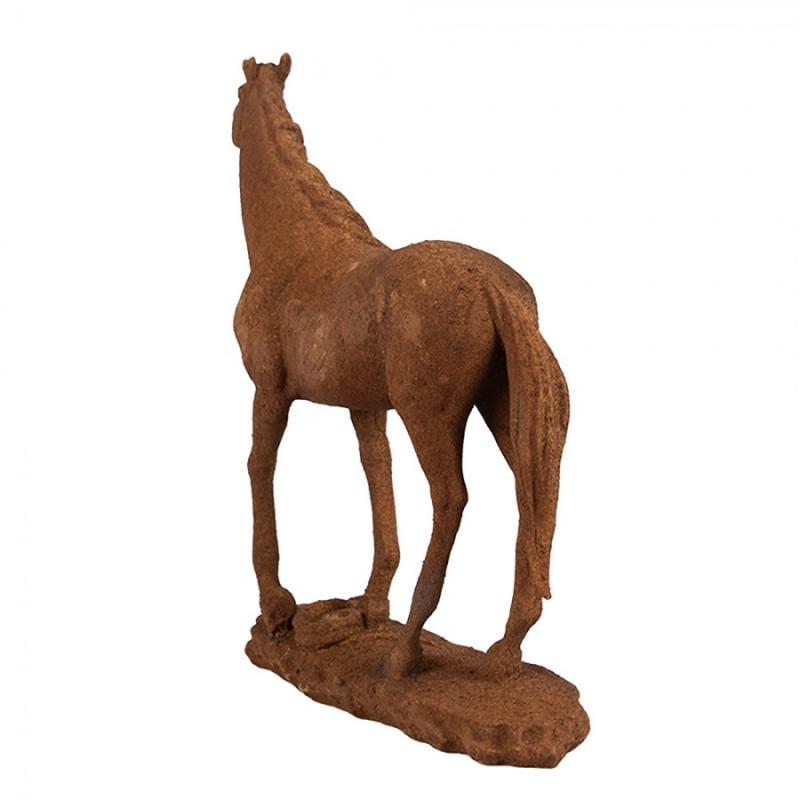 Dekoration Brun Rostig Häst polyresin (B/D/H) 21x7x21 cm