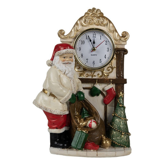 Juldekoration Inomhus Tomte med klocka beige 15x7x22 cm