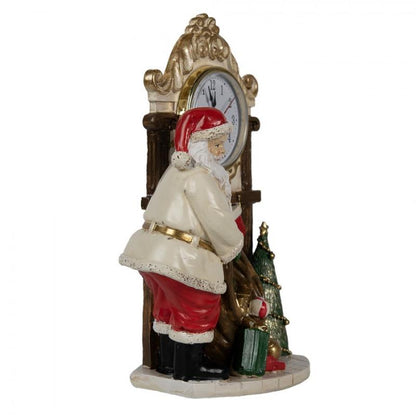 Juldekoration Inomhus Tomte med klocka beige 15x7x22 cm