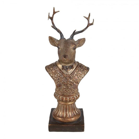 Juldekoration Inomhus Hjort 25 Cm Brun polyresin