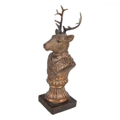 Juldekoration Inomhus Hjort 25 Cm Brun polyresin