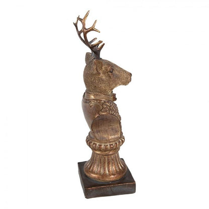 Juldekoration Inomhus Hjort 25 Cm Brun polyresin