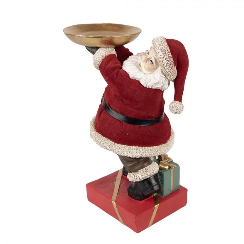 Juldekoration Inomhus Skål Jultomte 26 cm Röd