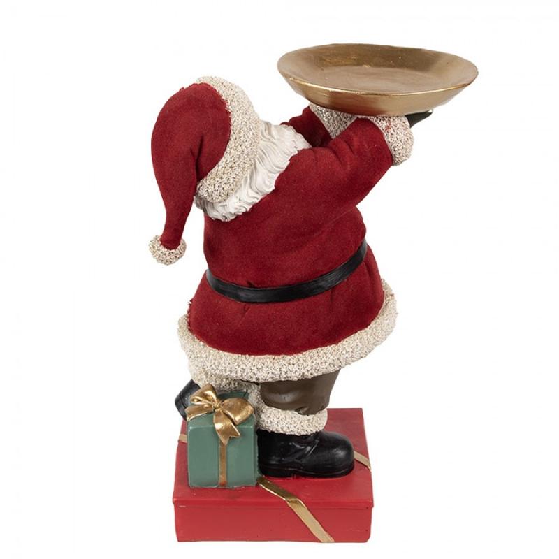 Juldekoration Inomhus Skål Jultomte 26 cm Röd
