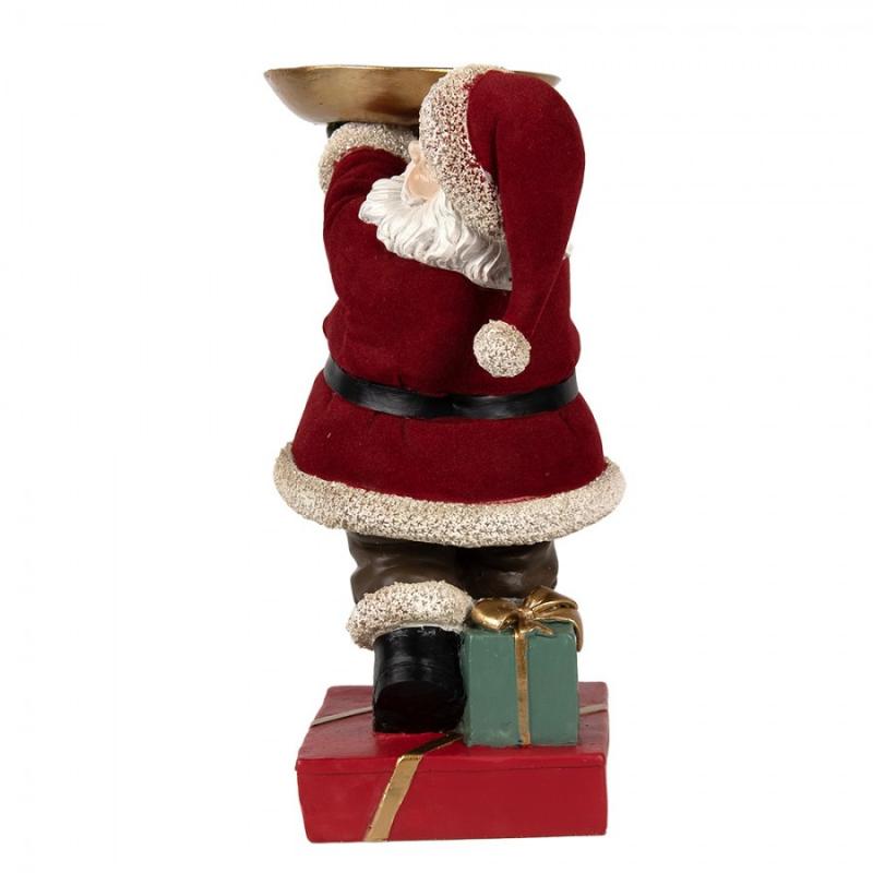 Juldekoration Inomhus Skål Jultomte 26 cm Röd