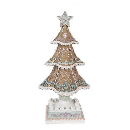 Juldekoration Inomhus Pepparkaksjulgran 25 cm Brun polyresin