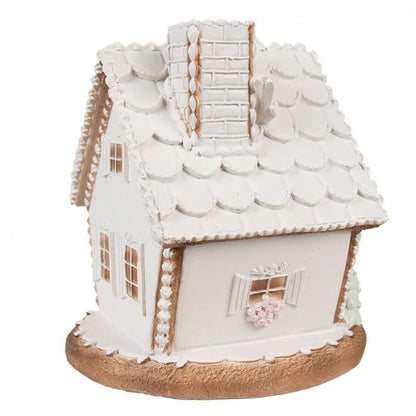 Juldekoration Inomhus Hus Med LED 17 Cm Vit Juldekoration
