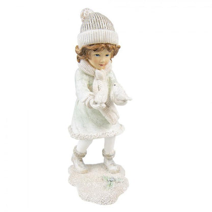 Juldekoration Inomhus Barn 19 Cm Vit Polyresin